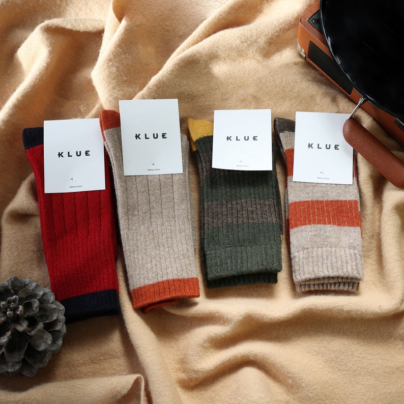Warm and lightweight premium merino wool socks, gift bag PACK X4 WARM image 2