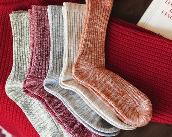 Stylische Mustersocken aus Baumwolle
