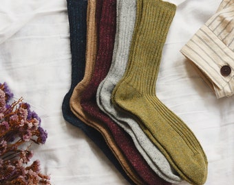 Seide und Wolle Socken Luxus und Komfort