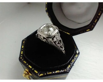 Anillo de plata de ley 925 de 2,20 quilates de corte redondo y anillo de diamante cultivado en laboratorio, anillo de compromiso y boda con brillo eterno para mujer