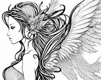 Fairy Coloring Page