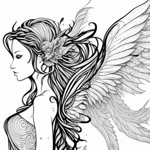 Fairy Coloring Page