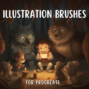 Procreate - illustratieborstels - potlood, aquarel, fineliners, stiften en effecten