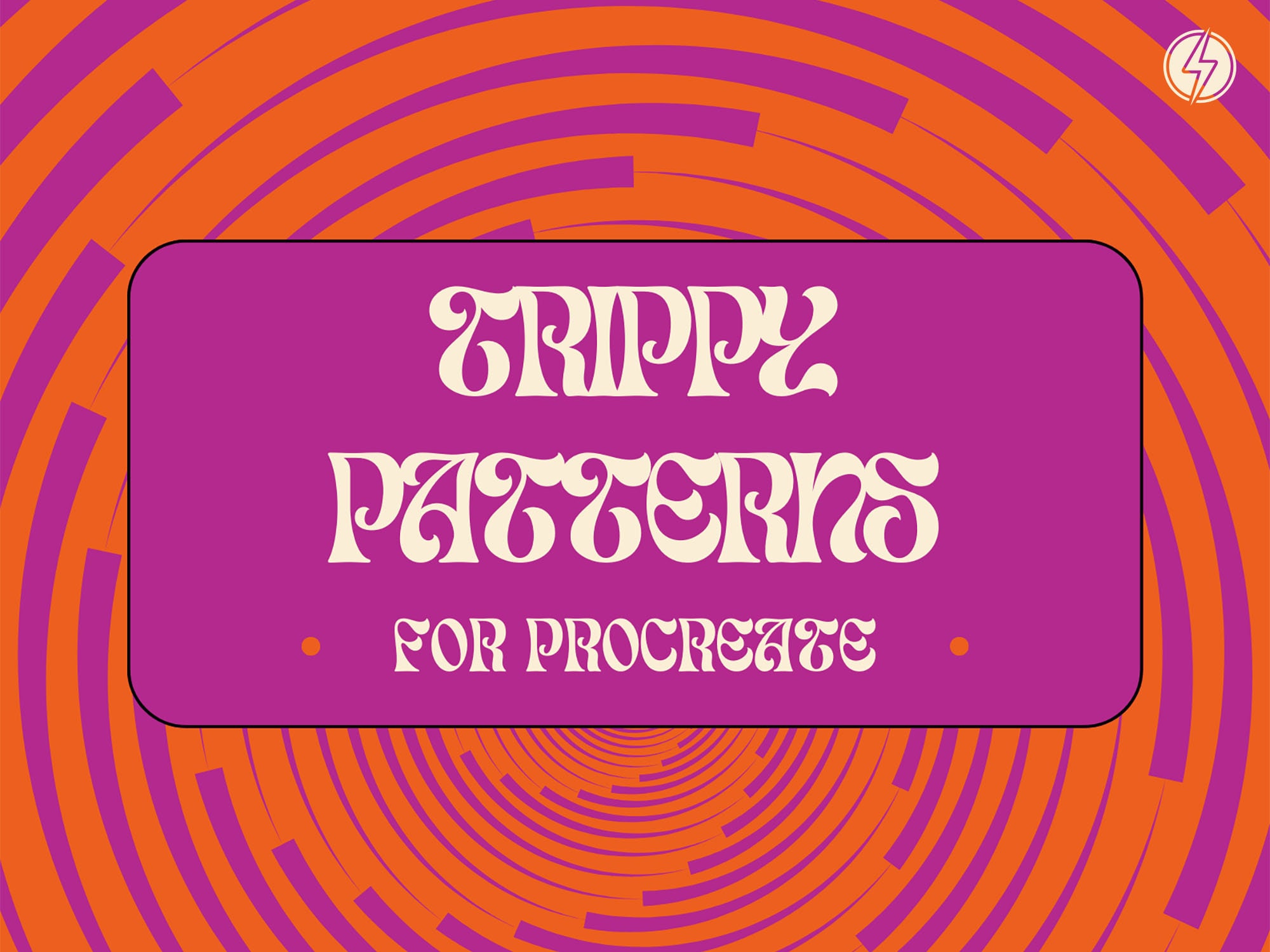 Procreate Trippy Pattern Brushes — Optical Illusion & Seamless Abstract Textures (40 Pack)