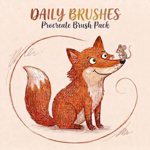 Daily Brushes Procreate Set | Whimsical Book Illustrations | Essential Drawing Brushes| Digital Download