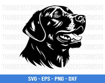 Retriever Labrador Svg Labrador SVG pour Machine Cut avec Cricut et Silhouette | Téléchargement instantané