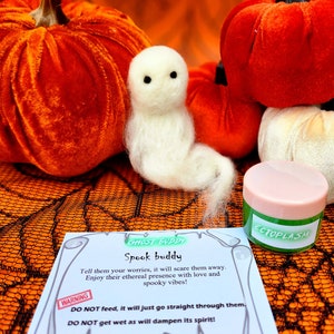 Ghost Buddy | Worry Buddy | Needle Felted Gift | Mental Health/Anxiety Aid | ghost pet | Birthday Present Idea | UK Seller