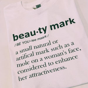 beauty mark, beauty, kintsugi, imperfections, Isaiah 61:3, beauty for ashes, t-shirt
