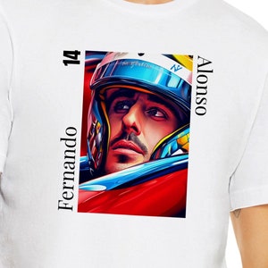 Fernando Alonso F1 2023 Grand Prix T Shirt Formula One Racing Tee Alonso Fernando Formula 1 Shirt Gift Racing T-Shirt Drive to Survive