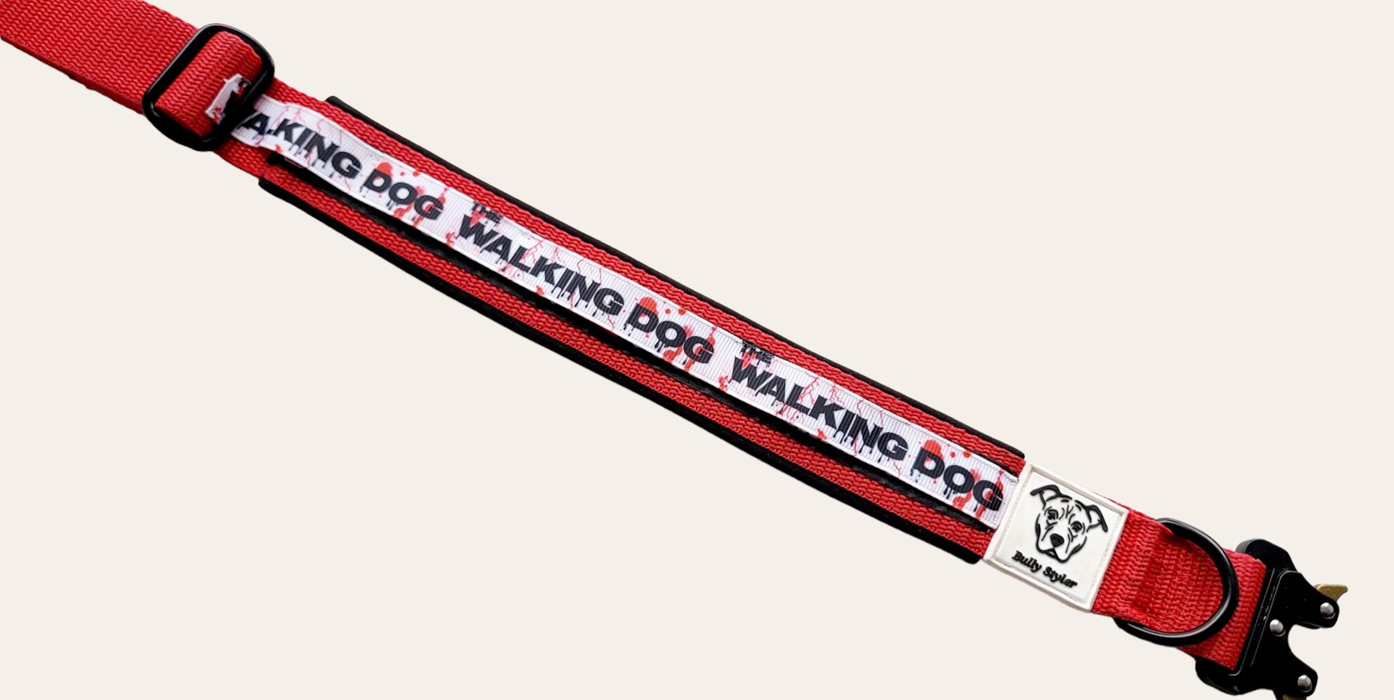 Walking Dog Collar 3cm Wide Tactical Dog Collar Etsy