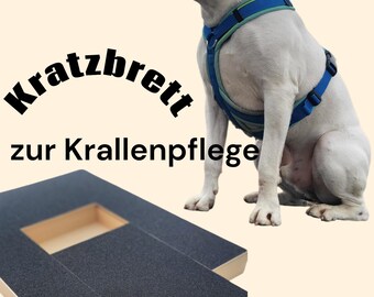 Tavoletta tiragraffi per cani: cura delle unghie senza stress, lima per unghie in legno, alternativa al taglio delle unghie.