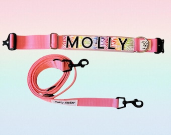Hundehalsband mit Namen, Personalisiertes Halsband, Taktisches Hundehalsband, Sicherheitshalsband, Dogcollar Hundehalsband für Große Hunde,