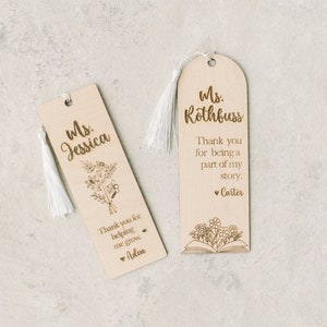 Custom Bookmark | Personalized Bookmark | Teacher Bookmark Personalized | Wood Bookmark | Customized Bookmark