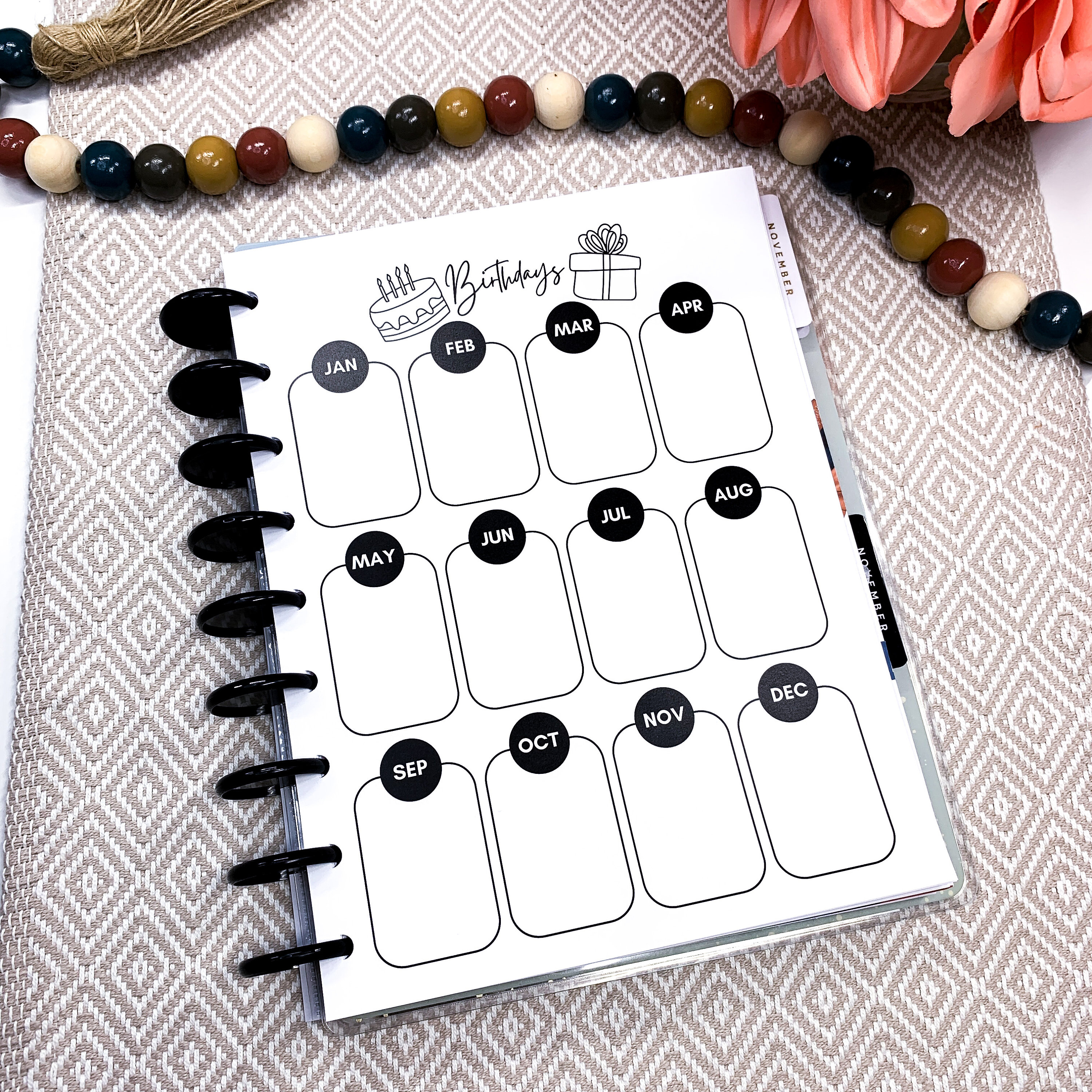 Crafting Schedule Inserts