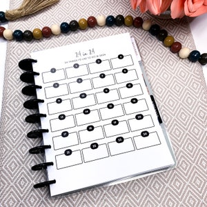 24 in 24 PRINTABLE Planner Insert for Happy Planner Goal Setting Big ...