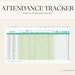Attendance Tracker, Absent Tracker, Employee Attendance, Student ...