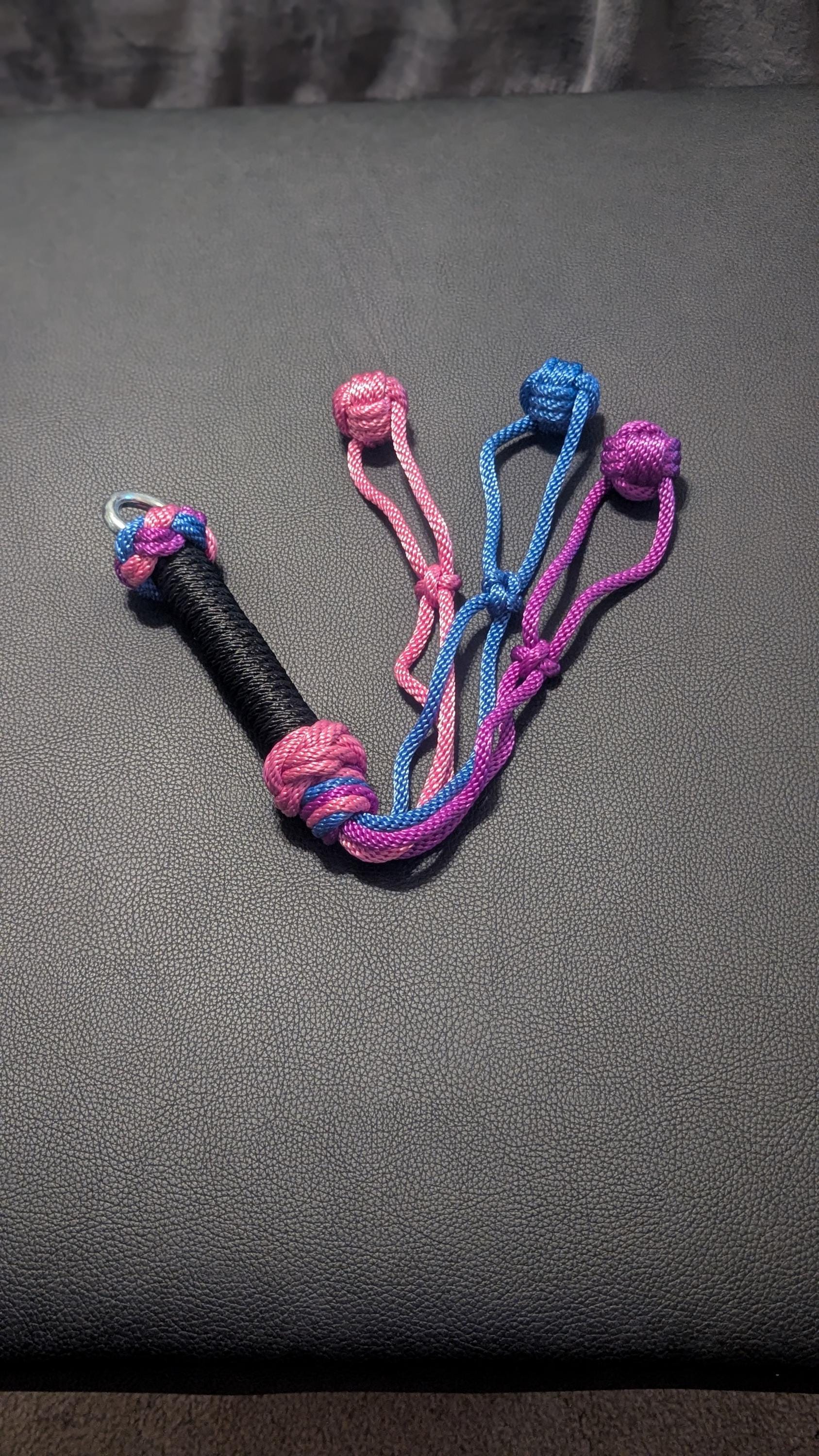 Tri-ball Flail - Bisexual Flag - Etsy