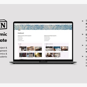 Academic PKM template: Zettelkasten and Project Management Notion Template