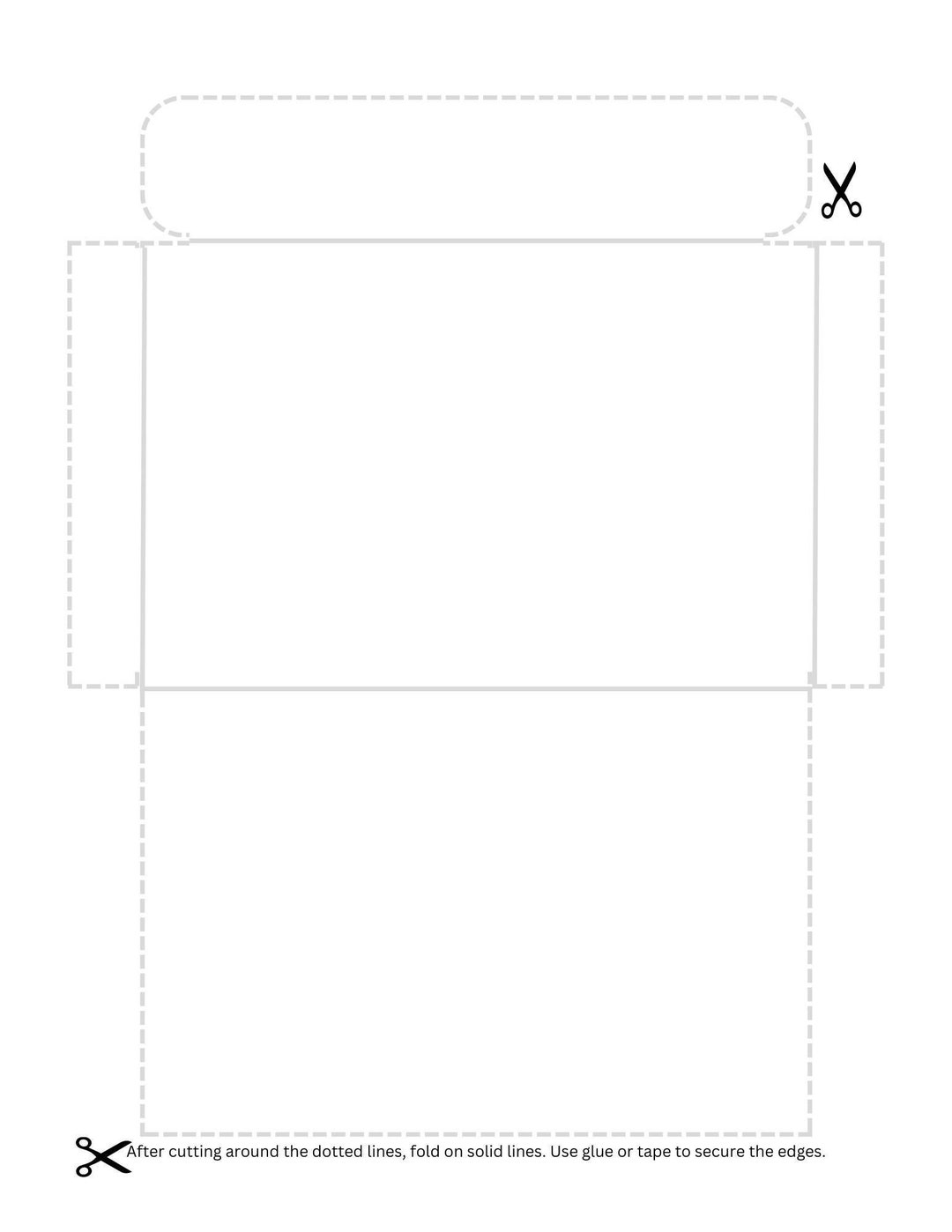 Printable Envelope 4x6 Etsy