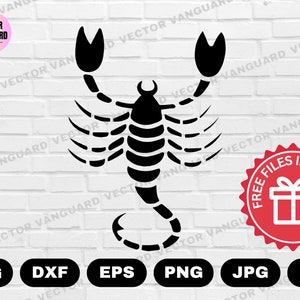 Scorpio SVG | Scorpio Silhouette | Scorpio Cut Files | Scorpio Design | Scorpio Vector | Scorpio SVG Cricut Svg Eps Dxf Pdf Png Jpg Ai