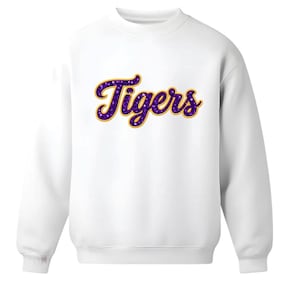 LSU Tigers Baton Rouge Sequin PNG digital download