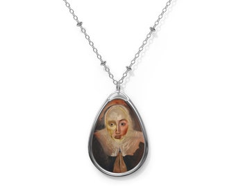 Our Lady of Guadalupe Oval Necklace; May the Virgin Mary Bless you, your loved ones and your life by wearing this pendant;  my gift to you.