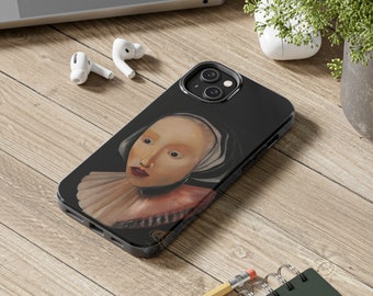 Coque iPhone unique, artistique, cool et funky pour iPhone 14, 14 Plus, 14 Pro, 14 Pro Max, 13, protection iPhone inspirée des maîtres hollandais