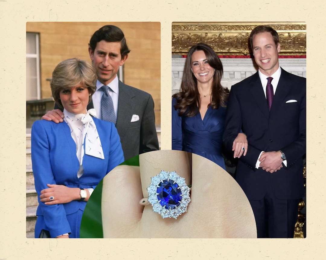 1.42CT Princess Diana and Kate Middleton Celebrity Replica Ring ...