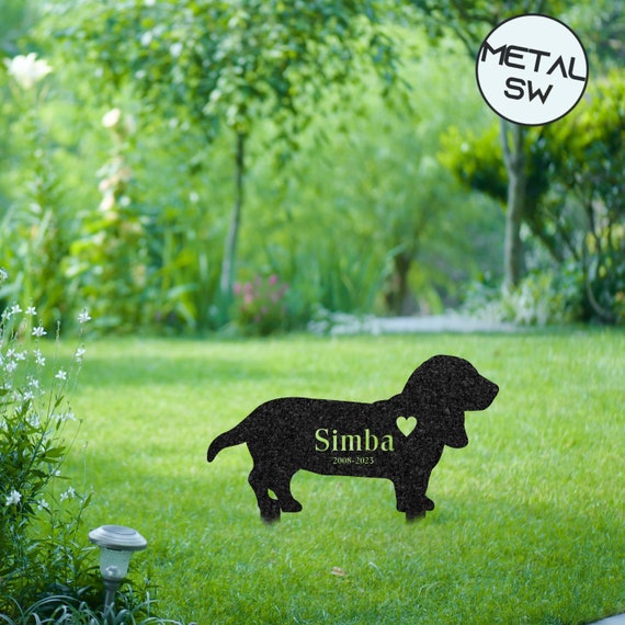 Targhetta In Metallo Personalizzata Per Cani Basset Hound, Cartello Con Nome, Regalo Divertente Per Amanti Dei Cani, Decorazione Da Esterno/Interno
