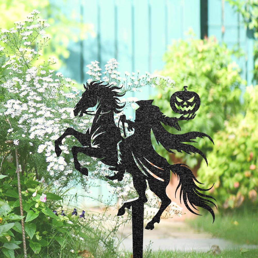 Headless Horseman Yard Decoration