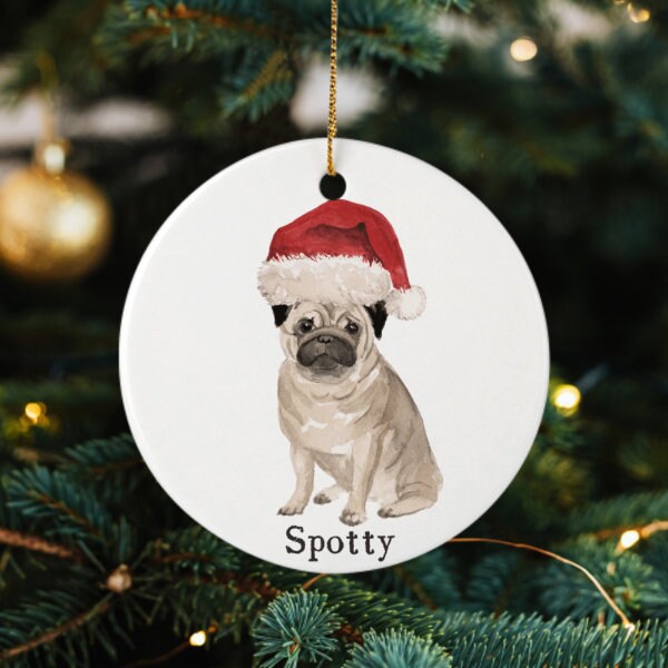 ナタリーレテ　クリスマスオーナメント　パグ ナタリーレテ クリスマスオーナメント パグ パグ ナタリーレテ