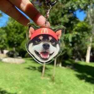 Niestandardowy brelok do kluczy z psem, brelok z portretem psa, prezent na stratę psa, brelok ze zdjęciem psa, amulet na szczęście, upominek na pamiątkę psa, pamiątka po psie