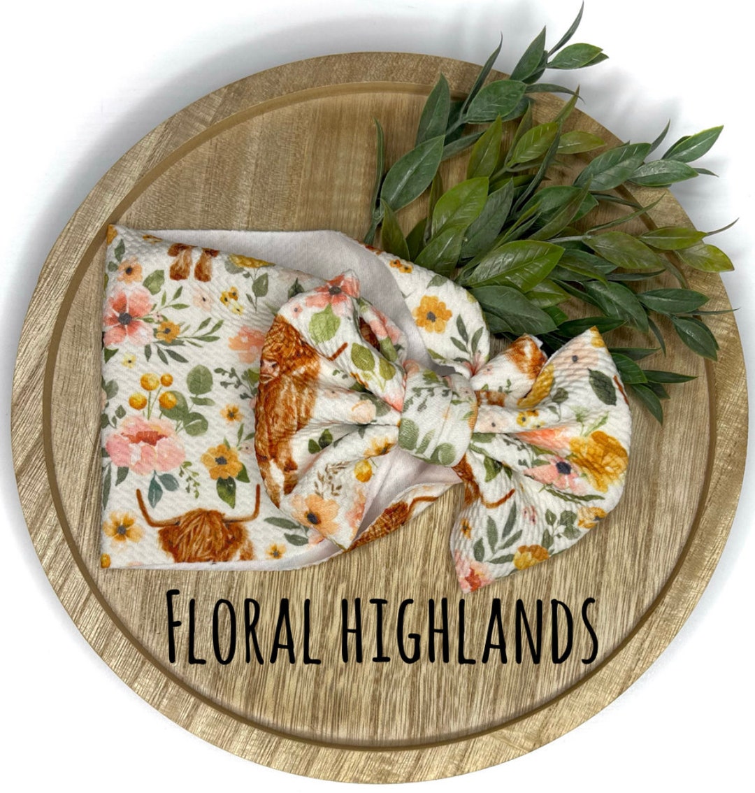 Patterned Bullet Fabric Headwrap/bullet/piggies Bows Etsy