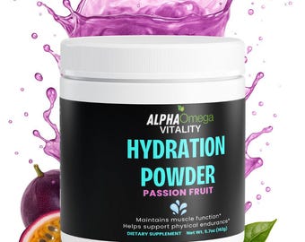 Passion Fruit HYDRATION – Electrolyte Drink Mix – Supports Hydration & Endurance – 5.78oz