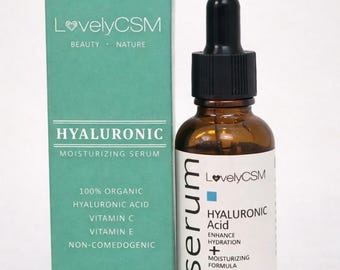 Sérum à l'acide hyaluronique | Hydratation de la peau, rétention d'humidité