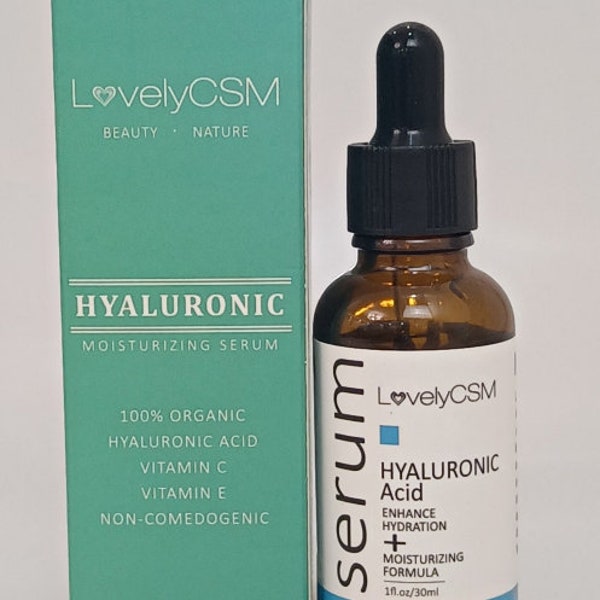 Hyaluronic Acid Face Serum, Skin Care Products, Organic Face Serum, Vitamin C Serum For Skin Brightening, Self Care Gift
