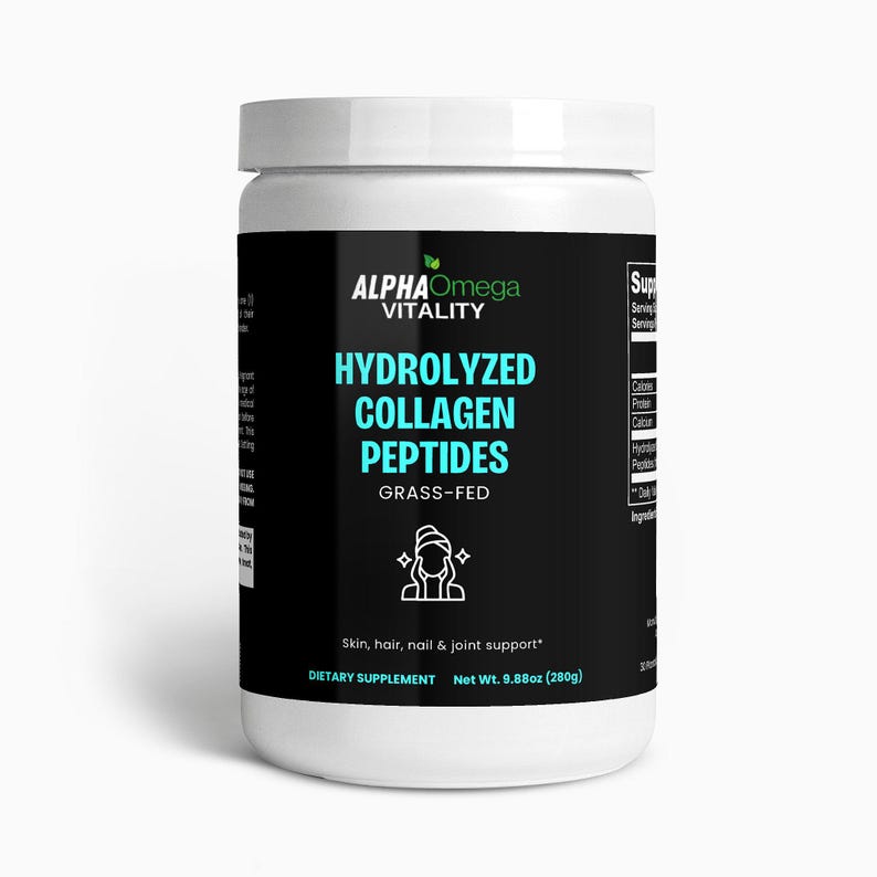 Rt Fed Powder Grass-fed Collagen Peptide Powder – Hydrolyzed – 0.62lb (280g) – Made ...