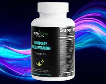 Complete Multivitamin Capsules – 60 Caps – Made in USA | Non-GMO