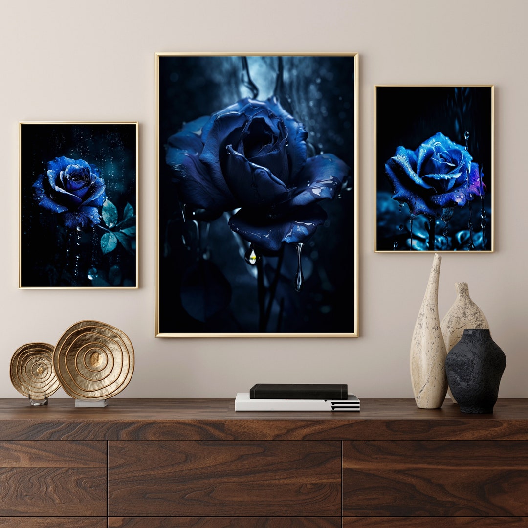 Modern Minimal Rose Gallery Set, Gallery Wall, Home Deco, Digital