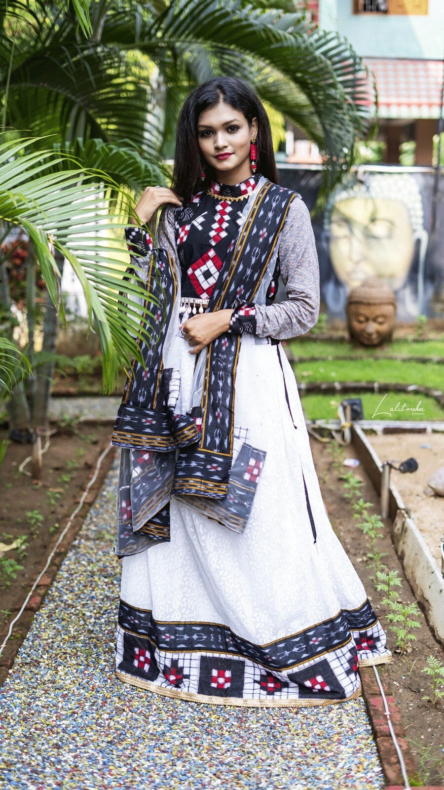 Stylish Sambalpuri Lehenga With Dupatta - Etsy Singapore