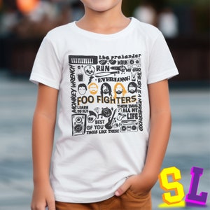 foo fighters t shirt child