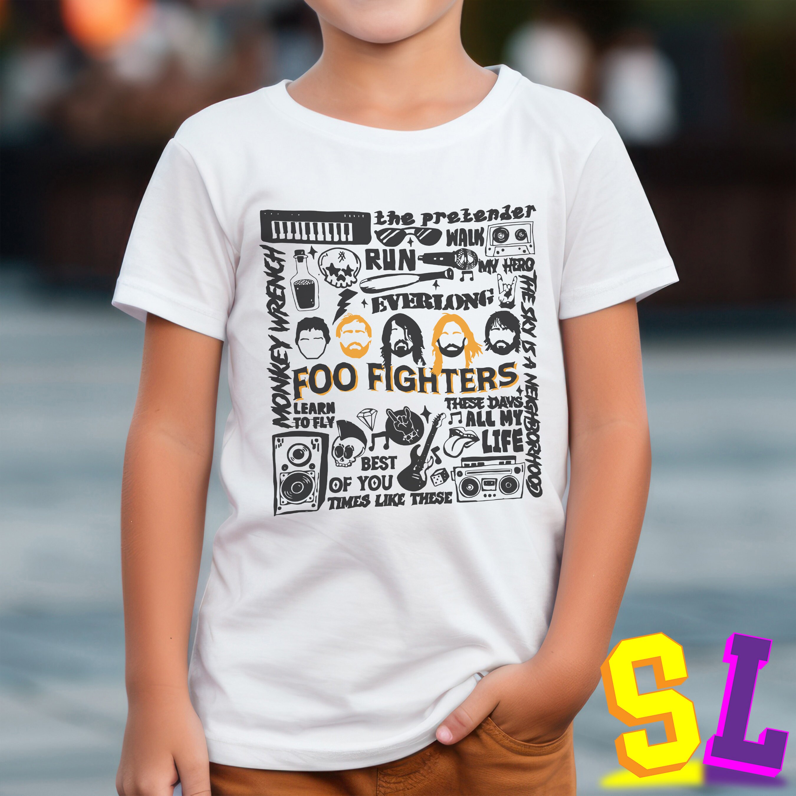 kids foo fighters t shirt