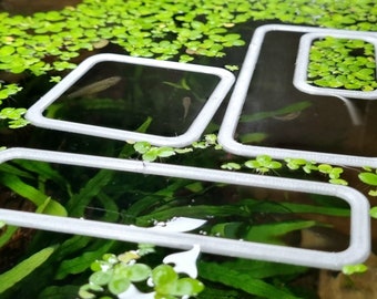 Rectangular Aquarium Floating Plant Window - Natural & Non-toxic