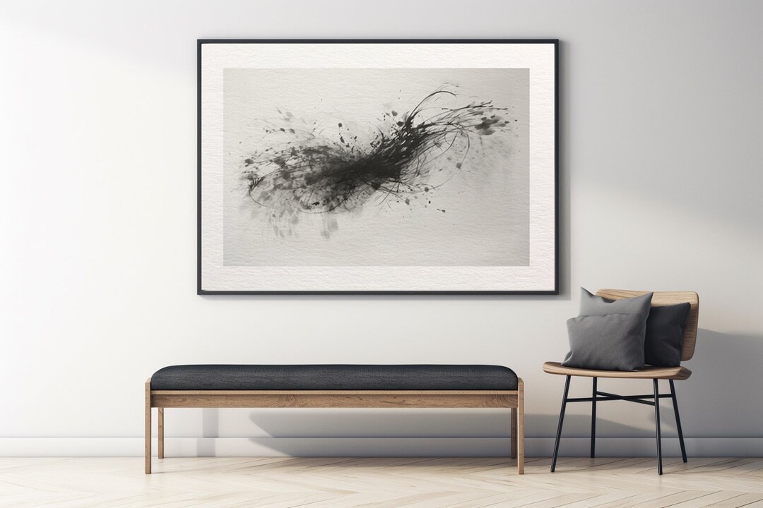 Abstract Art Print Digital Ink Drawing Abstract Artwork Print Etsy