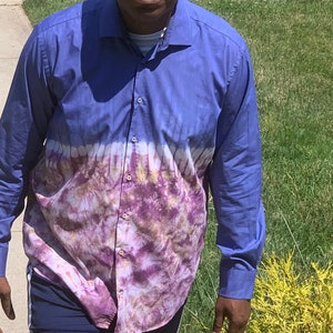 Adire Shirt .Long sleeve shirt.