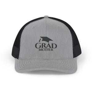 Grad brother hat. Snapback Trucker Cap. Big bro. big brother of the grad. Brother of the Grad. Custom-designed graduation hat. Grad hat