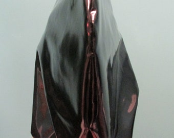Black high gloss thicker PVC gimp hood