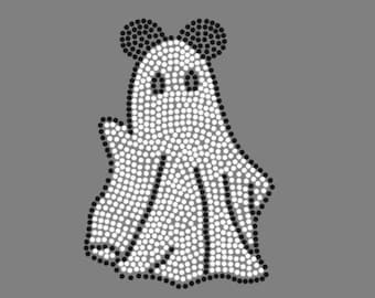 20ss Rhinestone Halloween Fantasma Diseño SVG Rhinestone Fantasma Diseño Halloween SVG Rhinestone