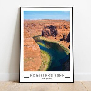 Digital Horseshoe Bend Print, Arizona Print, Horseshoe Bend Photo, Horseshoe Bend Poster, Arizona Wall Art, National Park Print