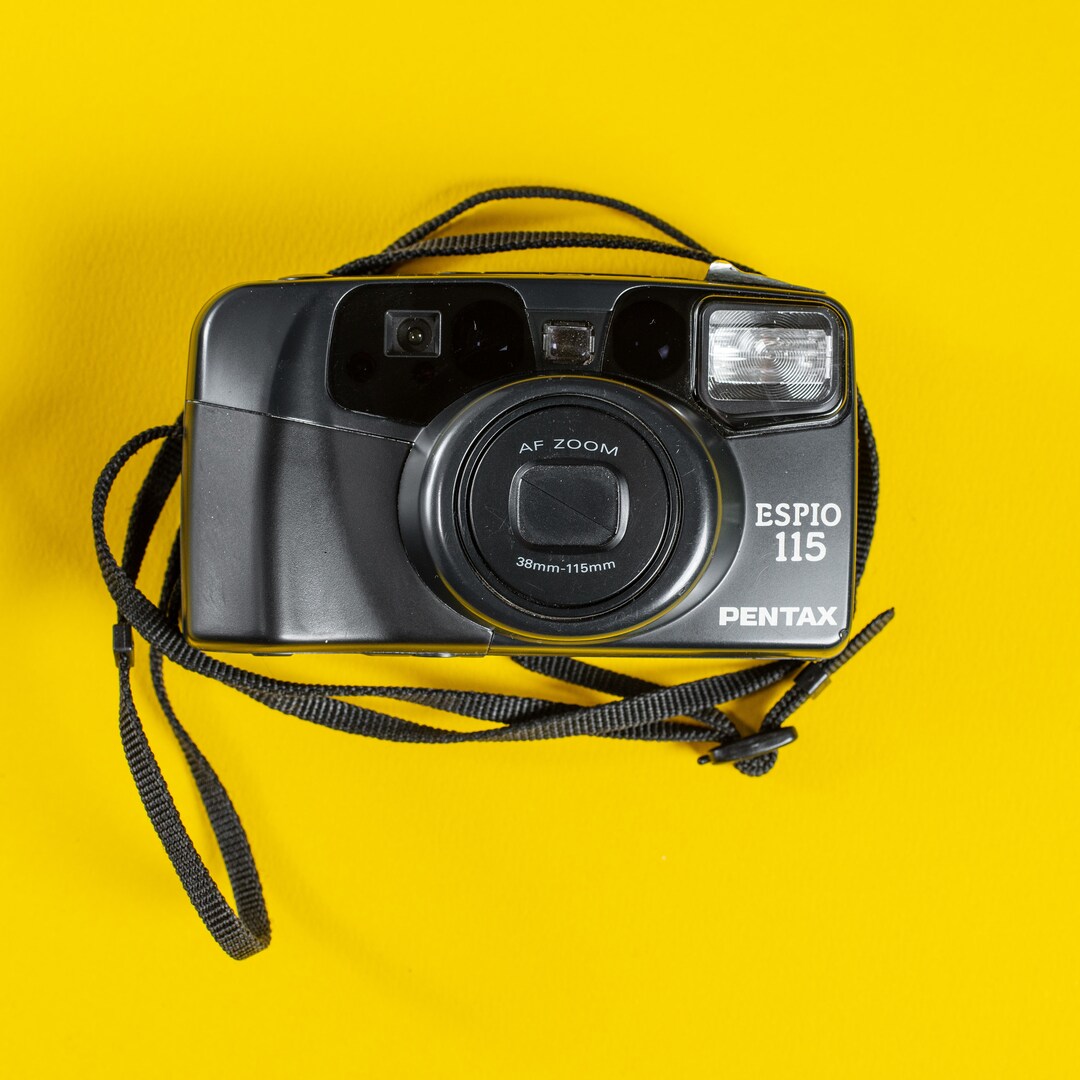 Vintage Pentax Espio 115 35mm Point and Shoot Film Camera Perfect